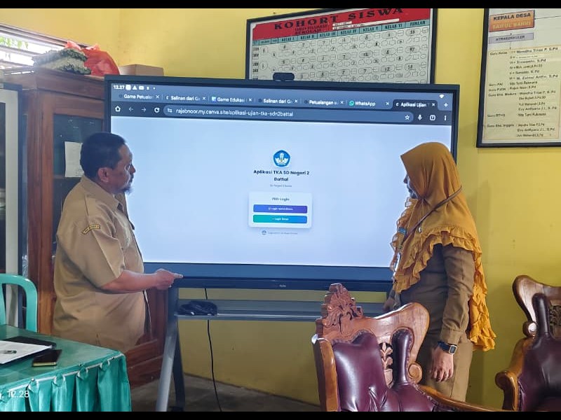 uji coba aplikasi dan latihan soal TKA